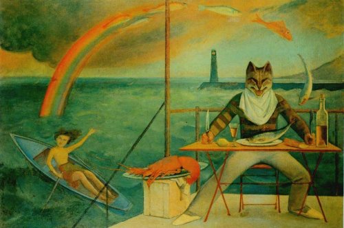 בלתוס, החתול הים תיכוני, 1949. לחצו להגדלה